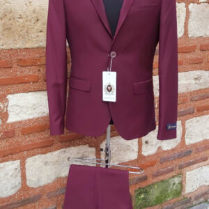 Abrossini Maroon Suit
