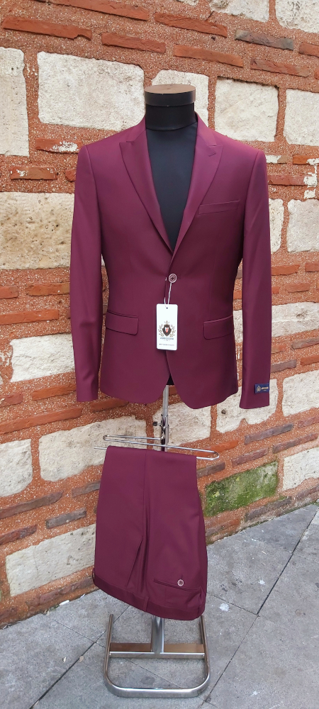 Abrossini Maroon Suit