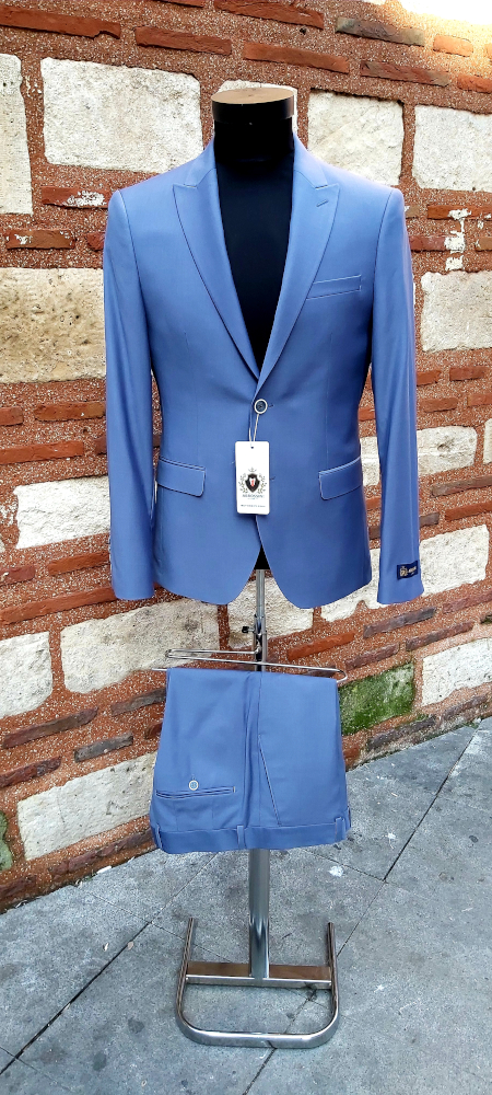 Light Blue Suit Abrossini